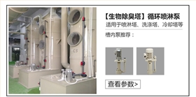 生物除臭塔槽内循环喷淋泵