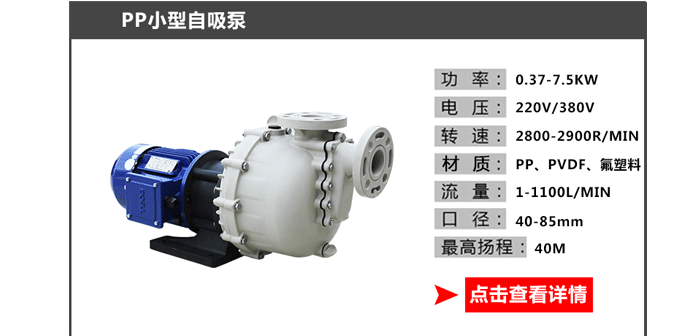 pp小型自吸泵