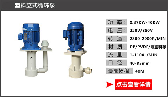 塑料立式循环泵